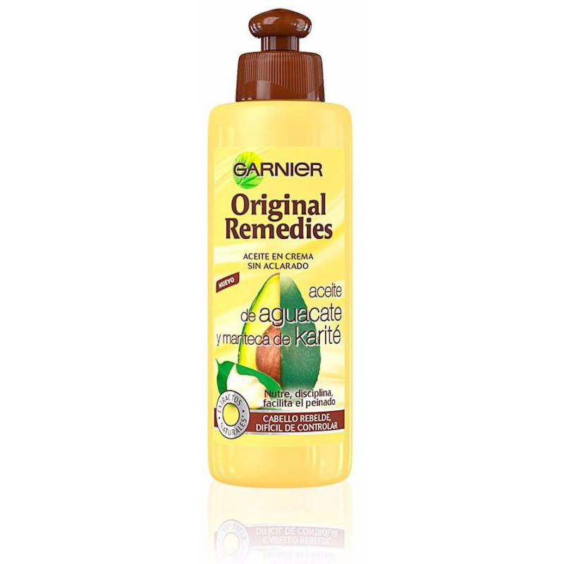 Original Remedies Crema sin Aclarado Aguacate y Karite 200 ml - Garnier