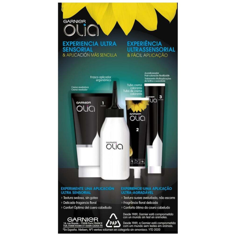 Olia Coloración Permanente 110 Rubio Super Aclarante Lote - Garnier