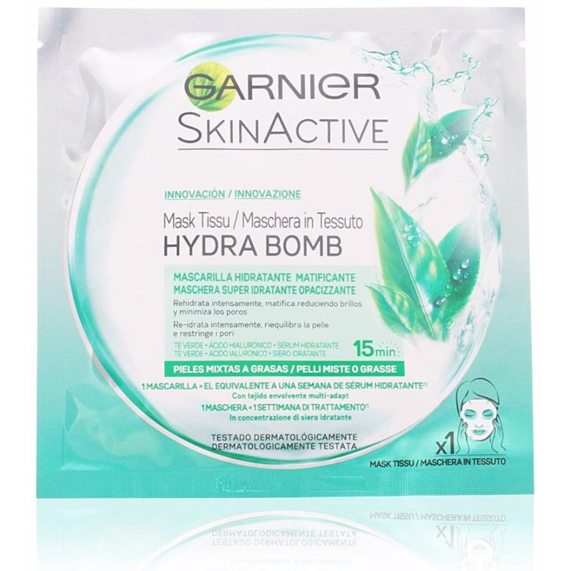 Skinactive Hydrabomb Mask Facial Hidratante Matificant 28 Gr - Garnier