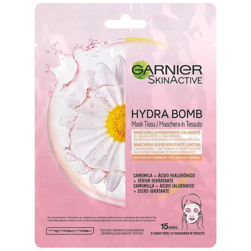 Skinactive Hydrabomb Mask Facial Hidratante Calmante 1ud - Garnier