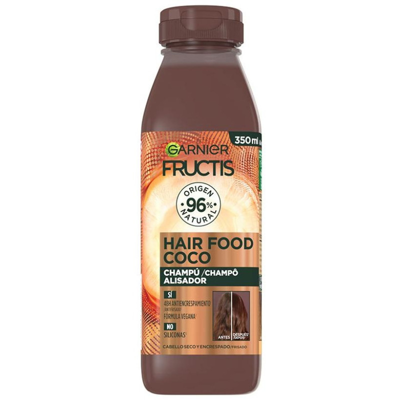 Fructis Hair Food Champú Macadamia Alisadora 350ml - Garnier