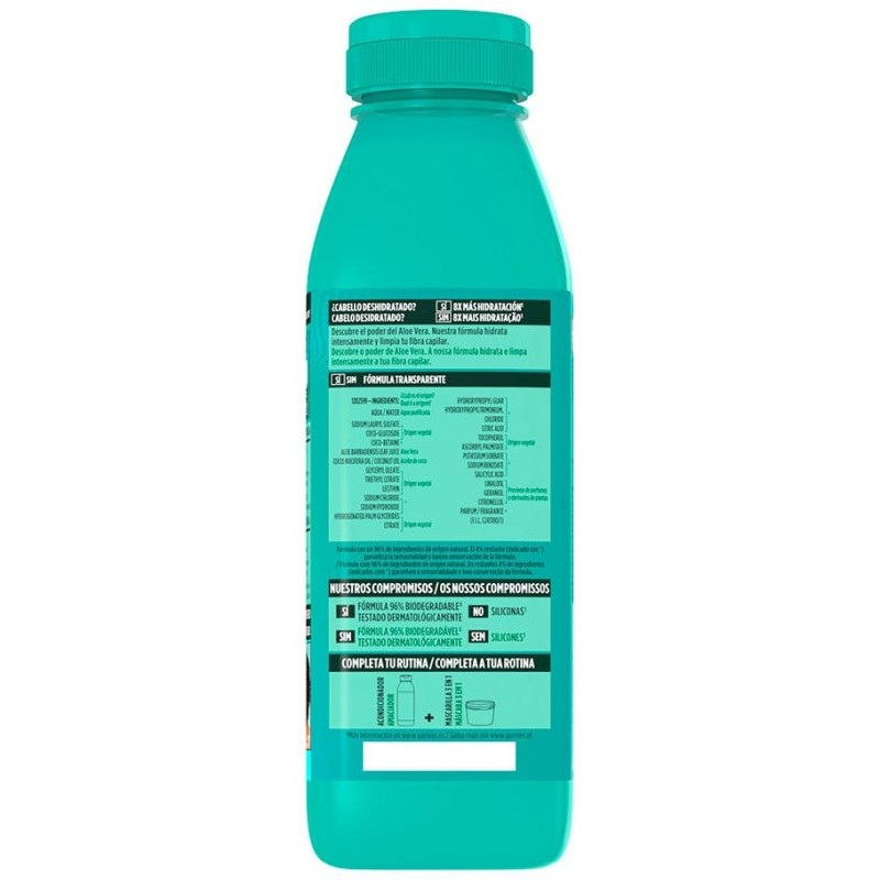 Garnier Fructis Hair Food Aloe Vera Champú Hidratante 350Ml
