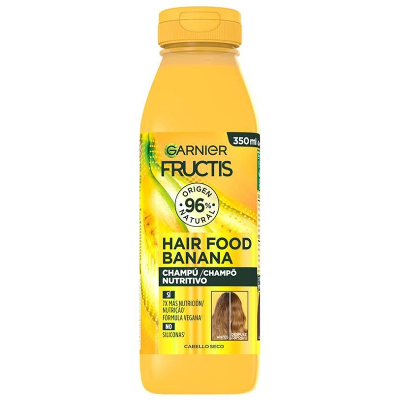 Fructis Hair Food Banana Champú Ultra Nutritivo 350ml - Garnier