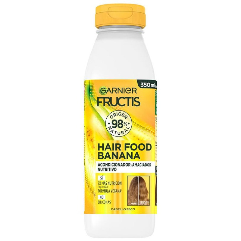 Fructis Hair Food Banana Acondicionador Ultra Nutritivo 350 ml - Garnier