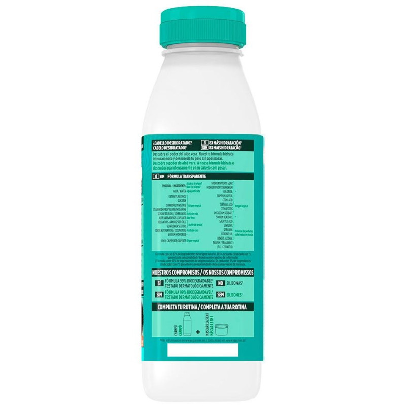 Fructis Hair Food Aloe Vera Acondicionador Hidratante 350ml - Garnier
