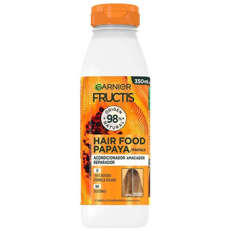 Fructis Hair Food Papaya Acondicionador Reparador 350ml - Garnier