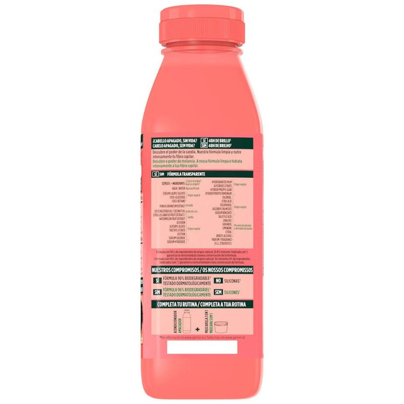 Garnier Hair Food Watermelon Revitalising Champú 350Ml