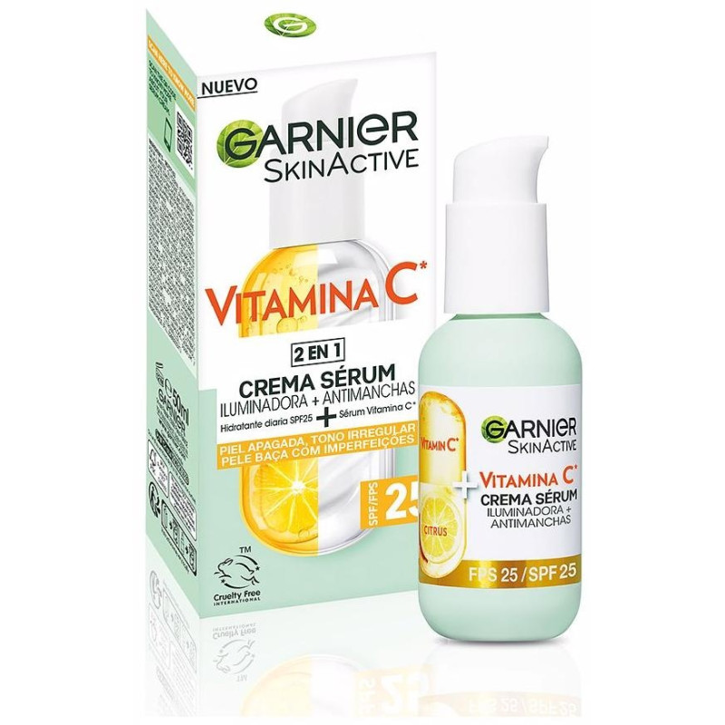 Skinactive Vitamina C Crema Sérum Spf25 50ml - Garnier