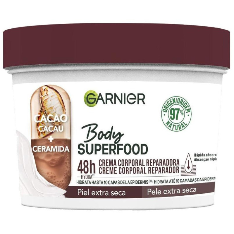 Garnier Body Superfood Crema Corporal Reparadora 380Ml
