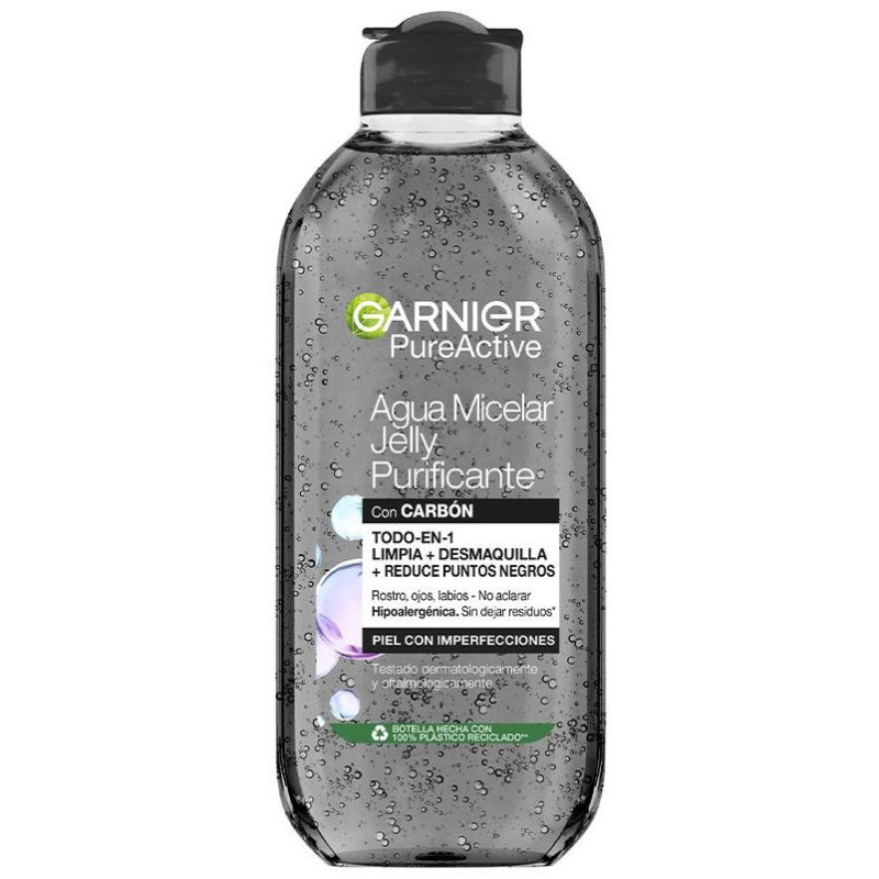 Pure Active Agua Micelar Jelly Purificante 400ml - Garnier