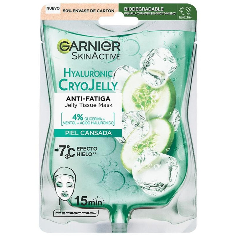 Hyaluronic Cryojelly Tissu Mask Antifatigue 5g - Garnier