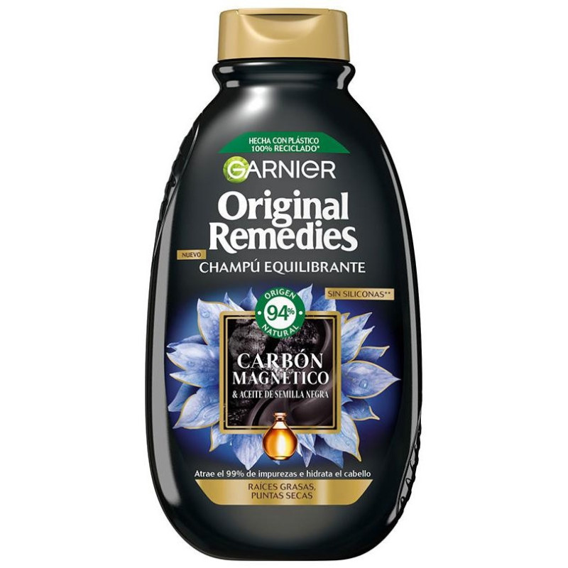 Garnier Original Remedies Carbón Magnético Champú 250Ml