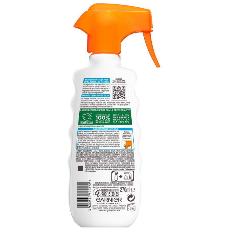 Niños Sensitive Advanced Spray Protector Spf50+ 270 Ml