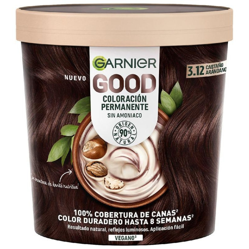 Good Tinte sin Amoniaco 3.12 Castaño Arándano 217ml - Garnier