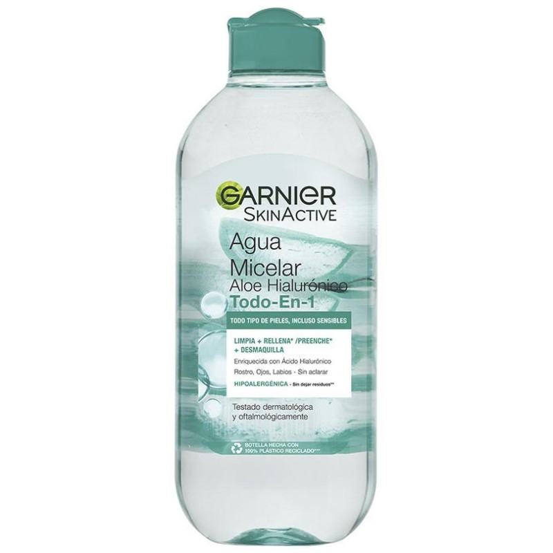 Skinactive Micellar Water Hyaluronic Aloe All In 1 400ml - Garnier