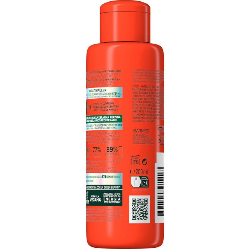 Fructis Keratin Filler Tratamiento Intensivo 200 ml - Garnier