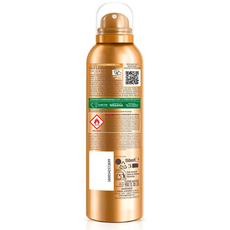 Delial Ideal Bronze Bruma Protectora spf50 150ml - Garnier