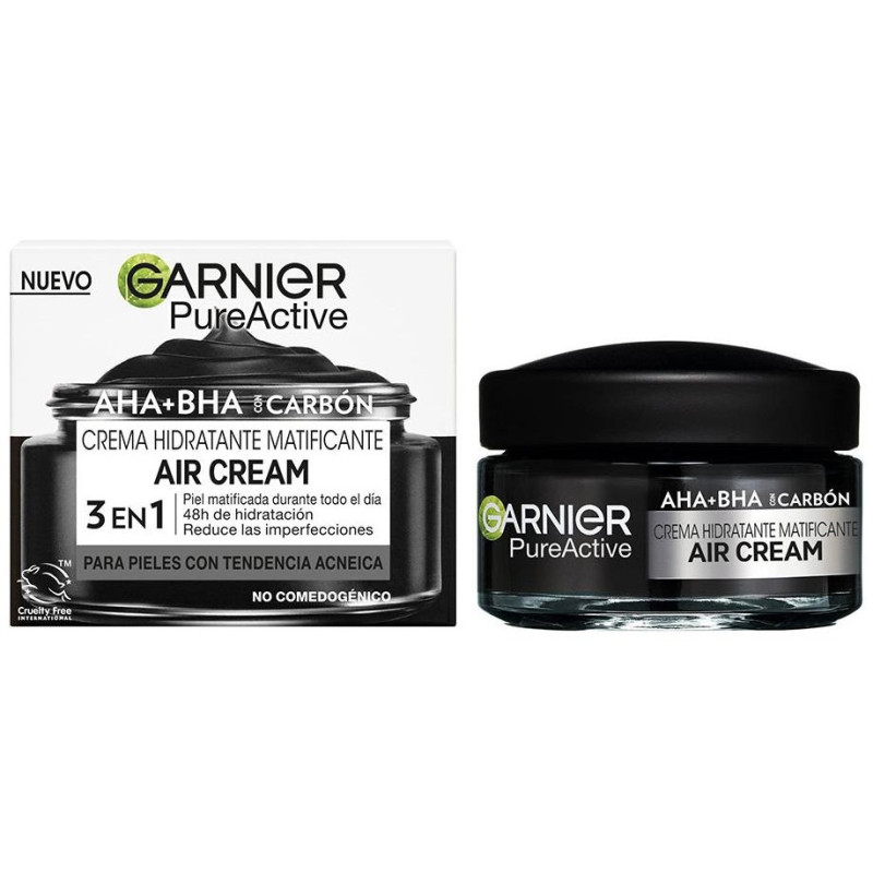 Garnier Pure Active 3 En 1 Crema Hidratante Matificante 50Ml