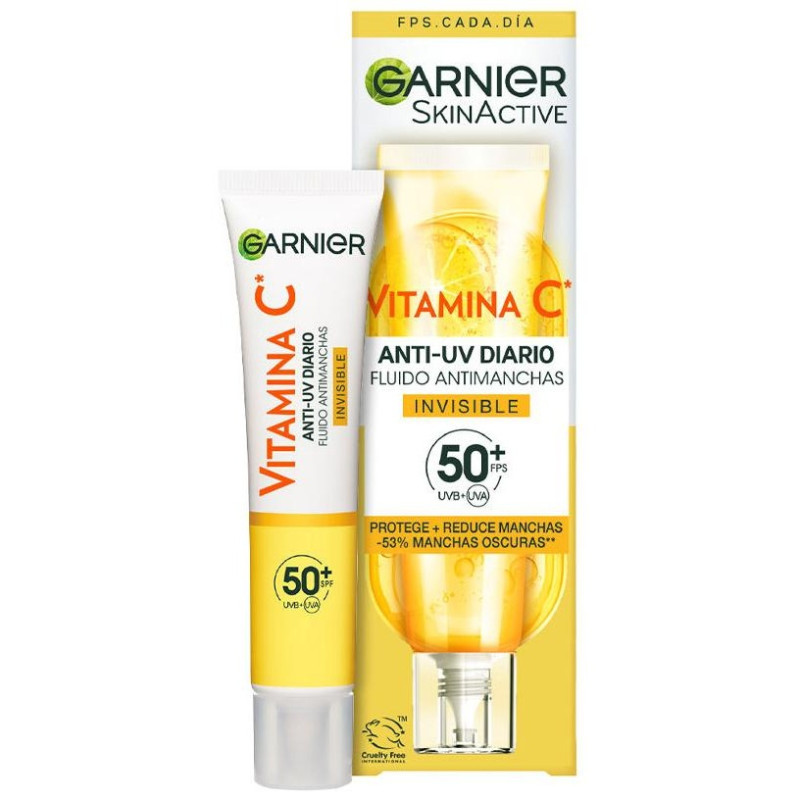 Skinactive Vitamina C Fluido Antimanchas spf50+ 40 ml - Garnier