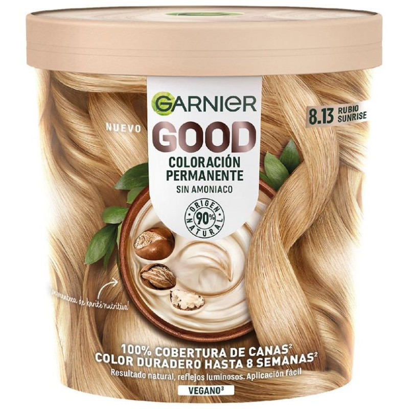 Good Coloración Permanente Nro 8.13 Rubio 217ml - Garnier