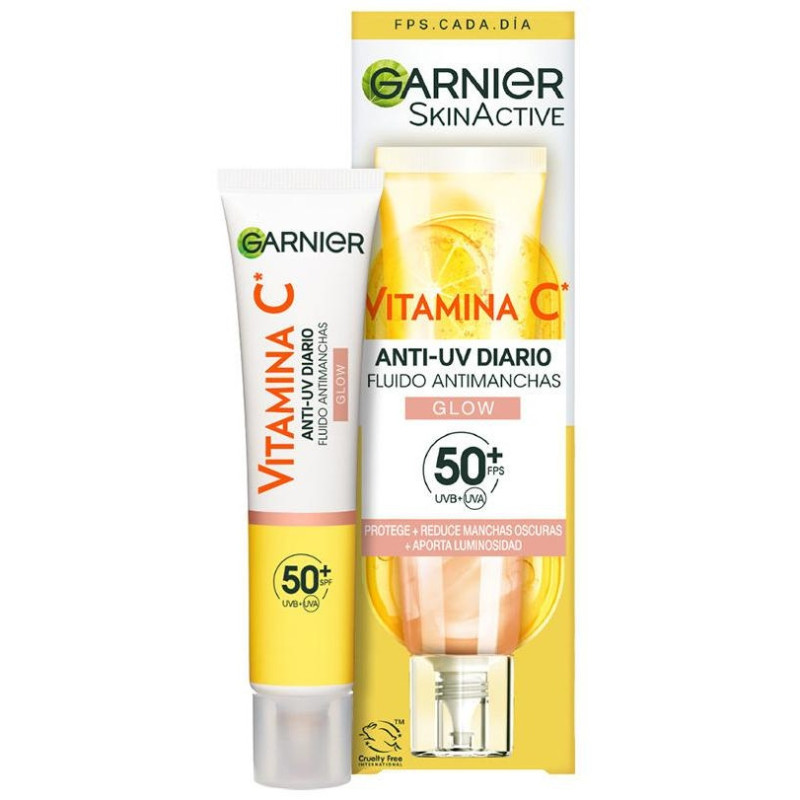 Skinactive Vitamina C Fluido Antimanchas spf50+ Glow 40 ml - Garnier