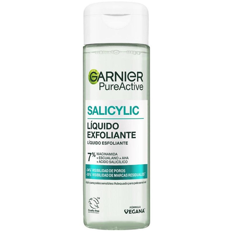 Skinactive Salicylic Líquido Exfoliante 120 ml - Garnier