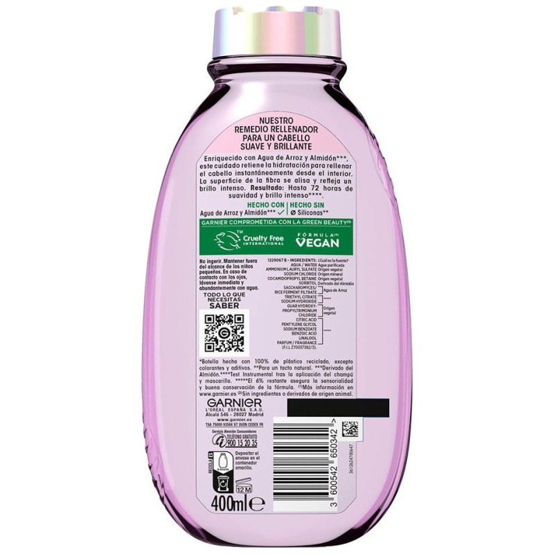 Original Remedies Champú Agua De Arroz 400 Ml