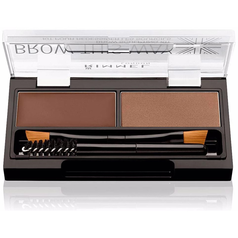 Brow This Way Eyebrow Sculpting Kit 002 - Mild Brown - Rimmel