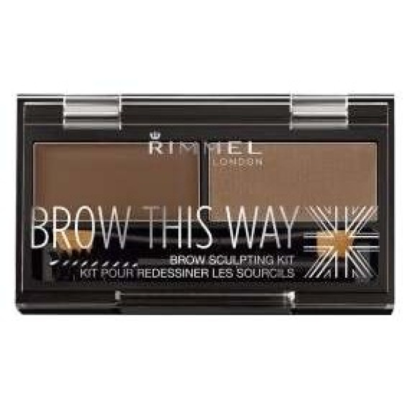 Brow This Way Eyebrow Sculpting Kit 002 - Mild Brown - Rimmel