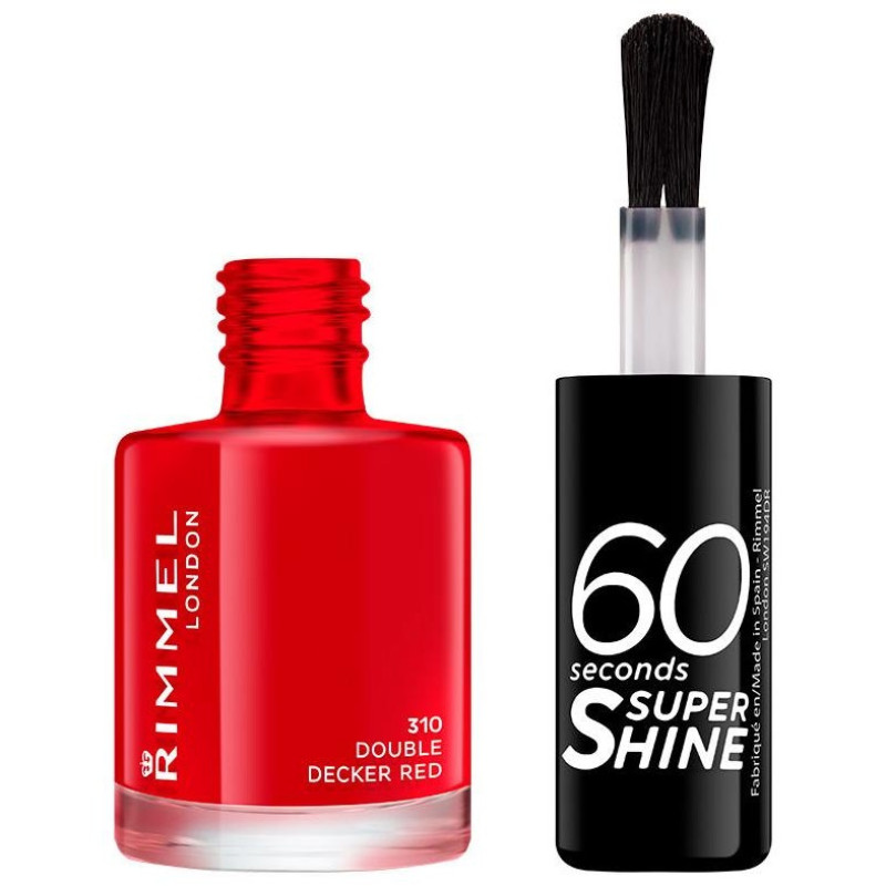 60 Seconds Super Shine Esmalte De Uñas 310-Double Decker Red 8 Ml