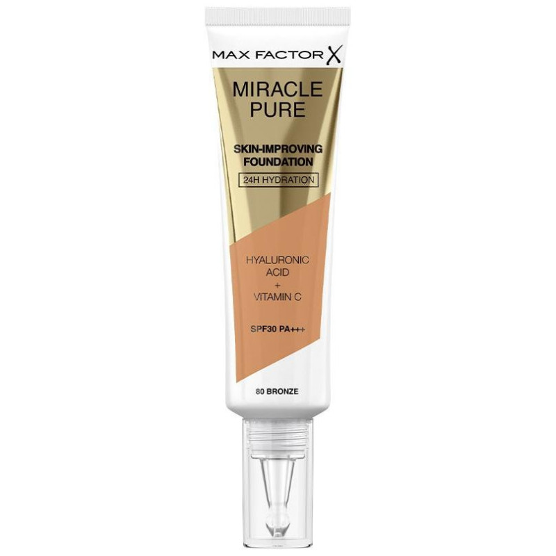 Miracle Pure Foundation spf30 80 Bronze 30ml - Max Factor