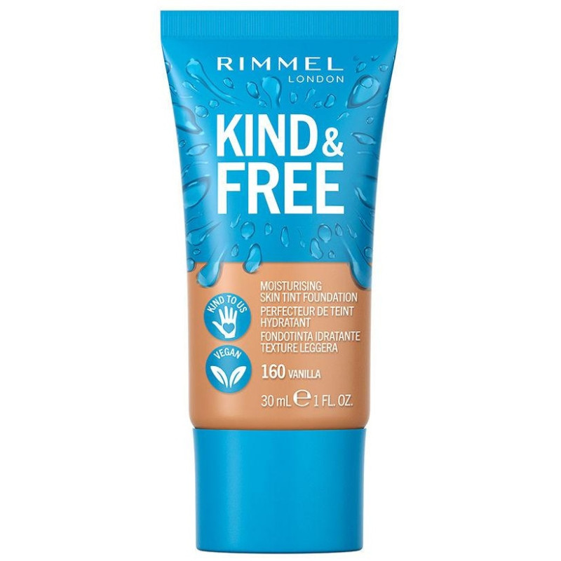 Rimmel Kind Y Free Skin Tint Foundation 160 Vanilla 30Ml