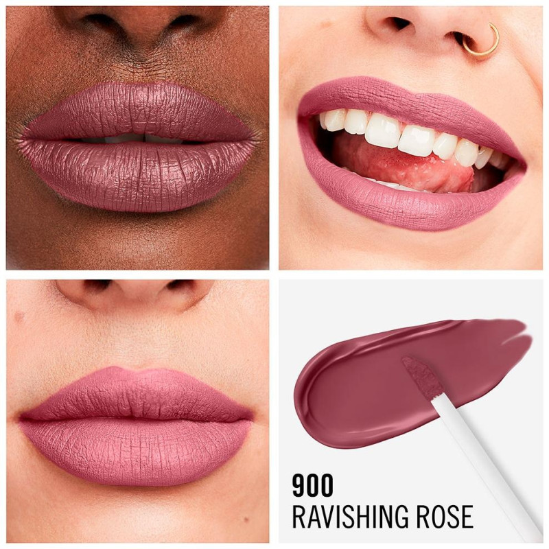 Rimmel Lasting Mega Matte Liquid Lip Colour 900 Ravishing Rose 7.4Ml