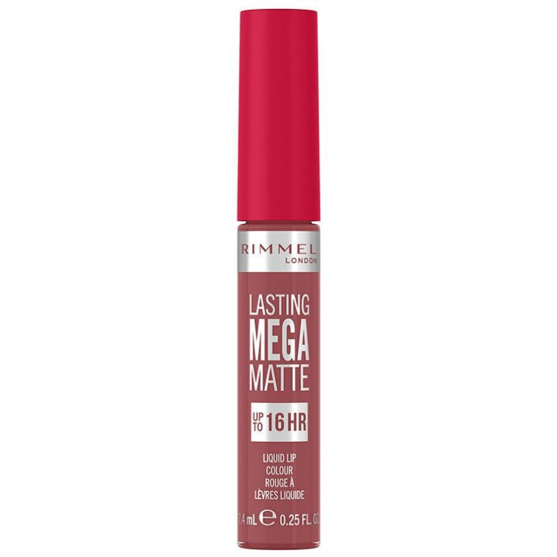 Lasting Mega Matte Liquid Lip Colour 210 Rose y Shine 7.4ml - Rimmel