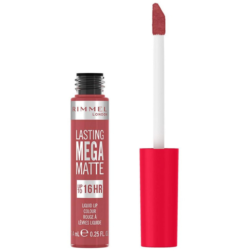 Lasting Mega Matte Liquid Lip Colour 210 Rose y Shine 7.4ml - Rimmel