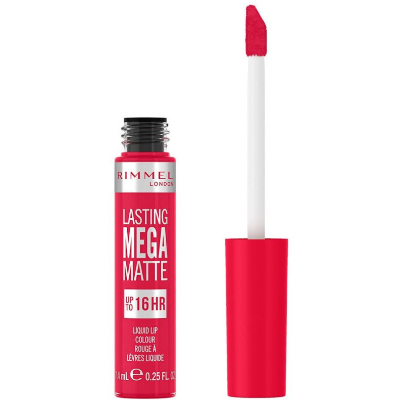 Rimmel Lasting Mega Matte Liquid Lip Colour 910 Fuchsia Flush 7.4Ml
