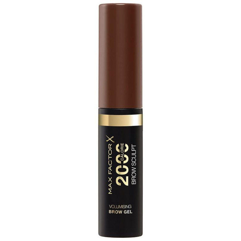 2000 Calorie Volumising Brow Gel 004 Black Brown 4.5ml - Max Factor