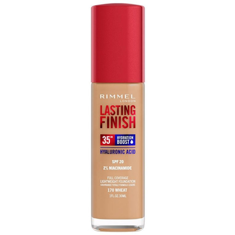 Lasting Finish Hydration Boost 35hr 200 Soft Beige 30ml - Rimmel
