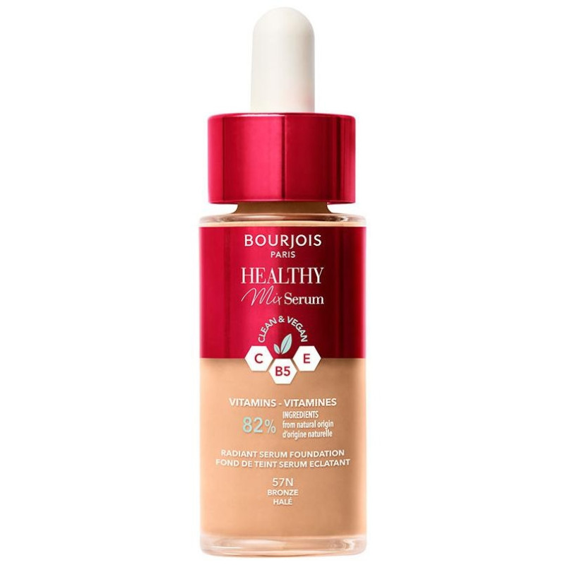 Healthy Mix Serum Foundation Base de Maquillaje 57n - Bronze 30 ml - Bourjois