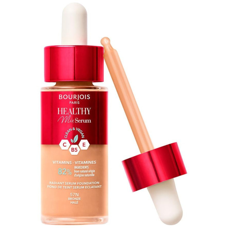 Healthy Mix Serum Foundation Base de Maquillaje 57n - Bronze 30 ml - Bourjois