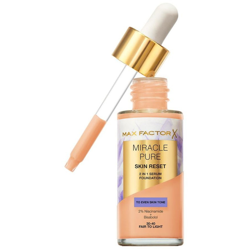 Miracle Pure Sérum con Color 30 - 40 - Fair To Light 30 ml - Max Factor