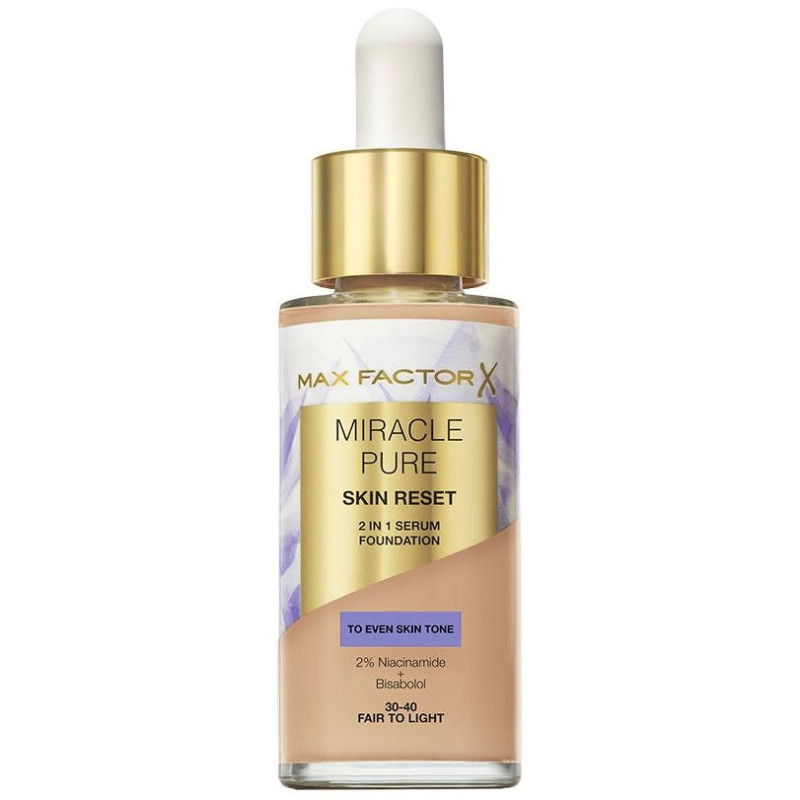 Miracle Pure Sérum con Color 30 - 40 - Fair To Light 30 ml - Max Factor