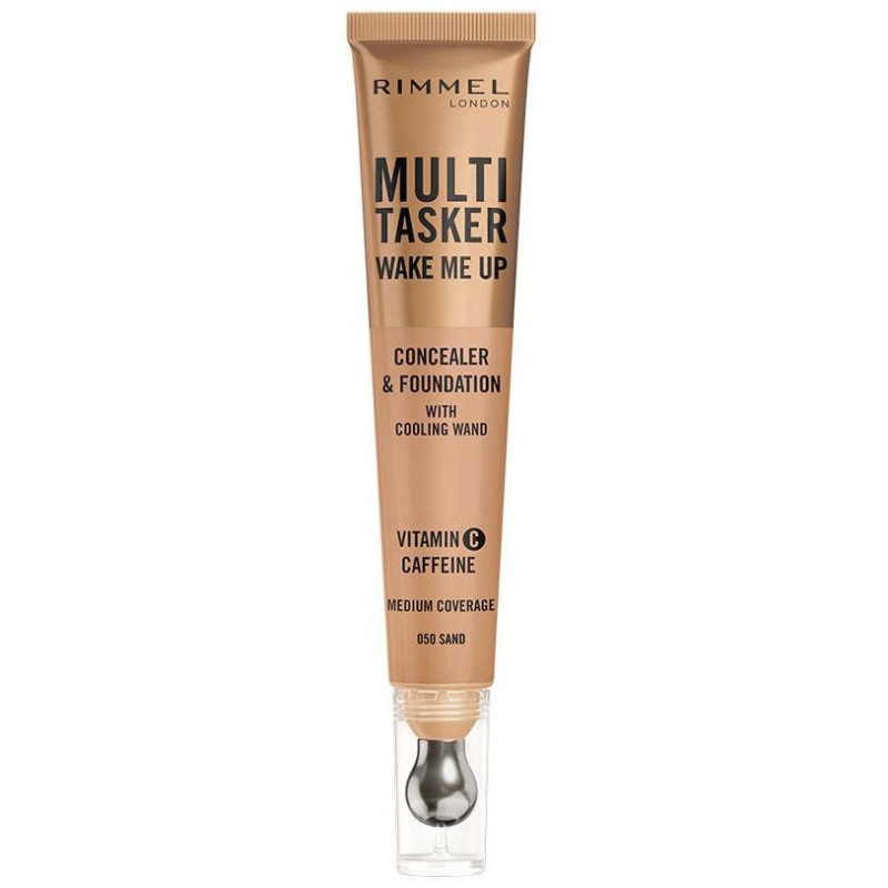 Multitasker Wake Me Up Corrector y Base de Maquillaje Sand 20 ml - Rimmel London