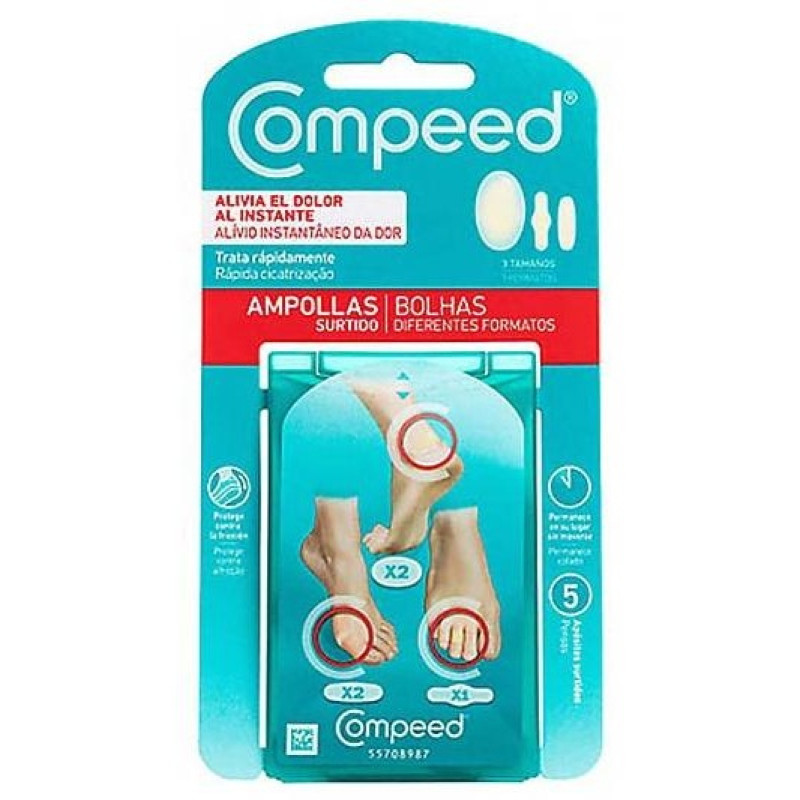 Pack Ampollas Mixtas 3 Tamaños10u - Compeed