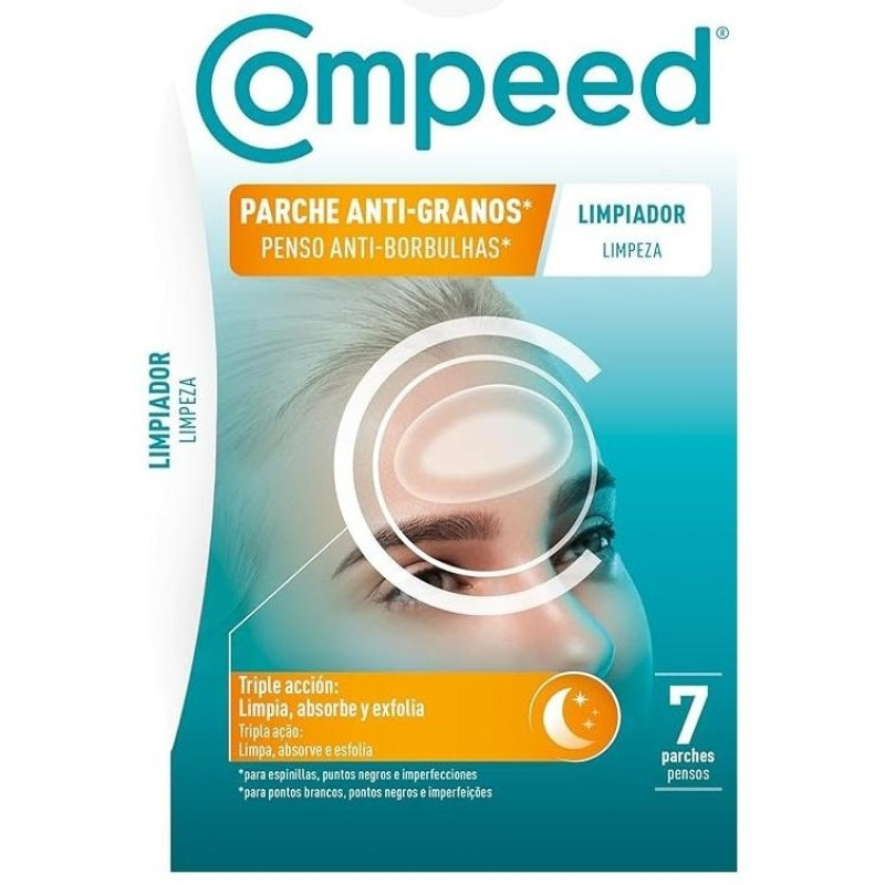 Parche Antigranos Limpiador, 7 Unidades - Compeed
