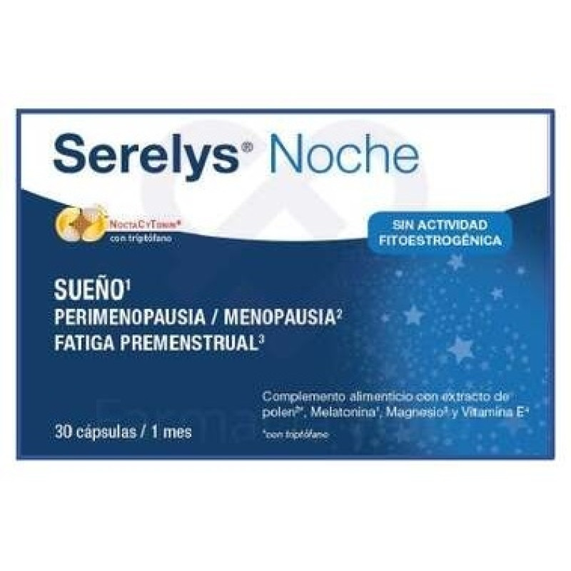 Serelys Noche Complemento para Regular el Sueño 30 Cápsulas - Serelys Pharma