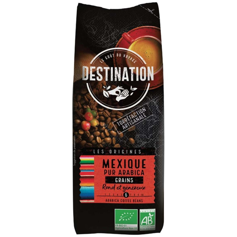Cafe Mexico 100% Arabica Grano Bio 250g - Destination