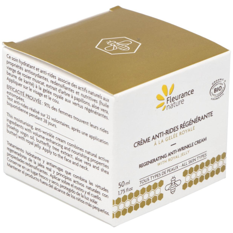 Fleurance Gelée Royale Crème Anti-Rides Régénérante 50Ml