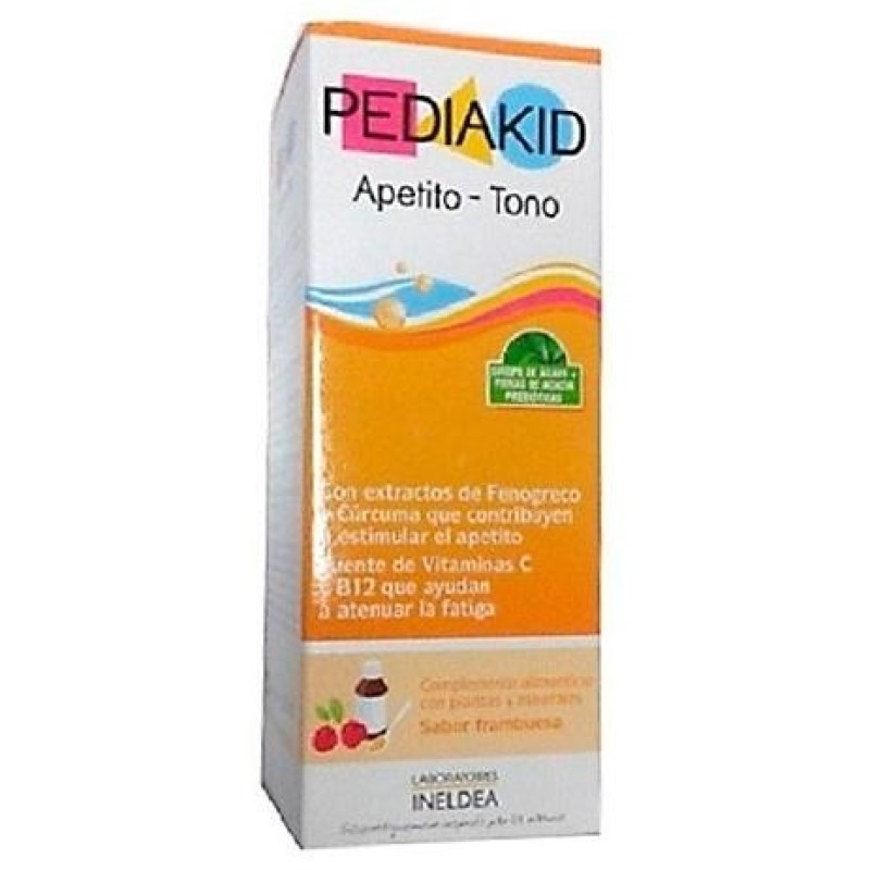 Pediakid Apetito - Tono Jarabe Frambuesa 125ml - Ineldea