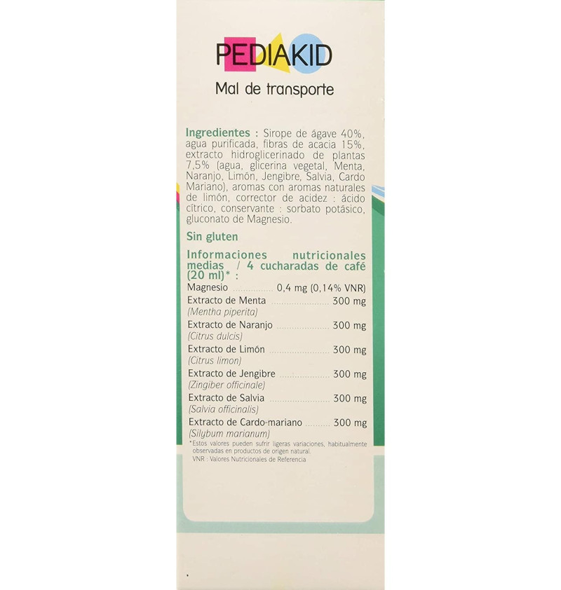 Pediakid Mal De Transporte Jarabe (1 Envase 125 Ml)